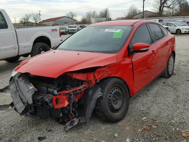 1FADP3F24DL295234 - 2013 FORD FOCUS SE RED photo 2