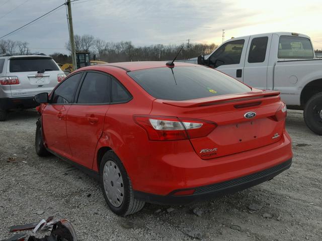 1FADP3F24DL295234 - 2013 FORD FOCUS SE RED photo 3