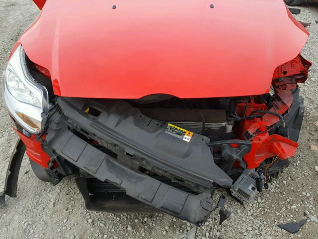 1FADP3F24DL295234 - 2013 FORD FOCUS SE RED photo 7