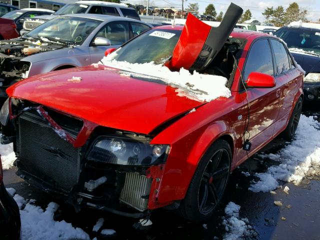 WAULC68E75A075008 - 2005 AUDI A4 1.8T QU RED photo 2