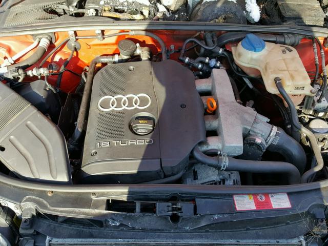 WAULC68E75A075008 - 2005 AUDI A4 1.8T QU RED photo 7