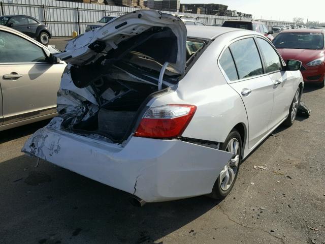 1HGCR2F37EA097720 - 2014 HONDA ACCORD LX WHITE photo 4