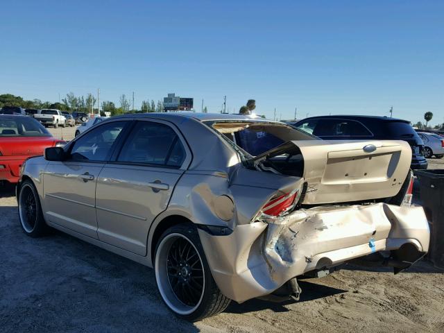 3FAFP07136R120250 - 2006 FORD FUSION SE BEIGE photo 3