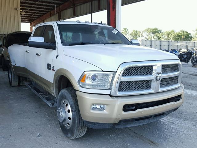 3C63RRKL8GG122875 - 2016 RAM 3500 LONGH WHITE photo 1