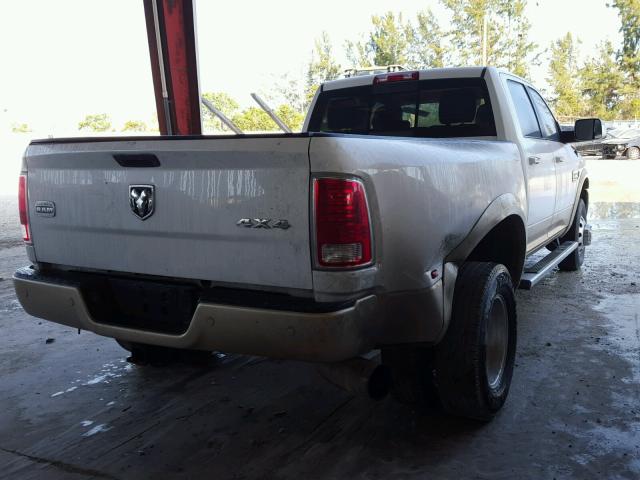 3C63RRKL8GG122875 - 2016 RAM 3500 LONGH WHITE photo 4