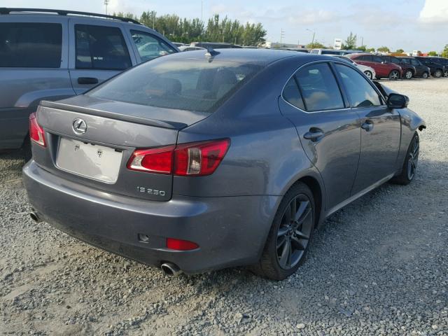 JTHBF5C27C5175031 - 2012 LEXUS IS 250 GRAY photo 4