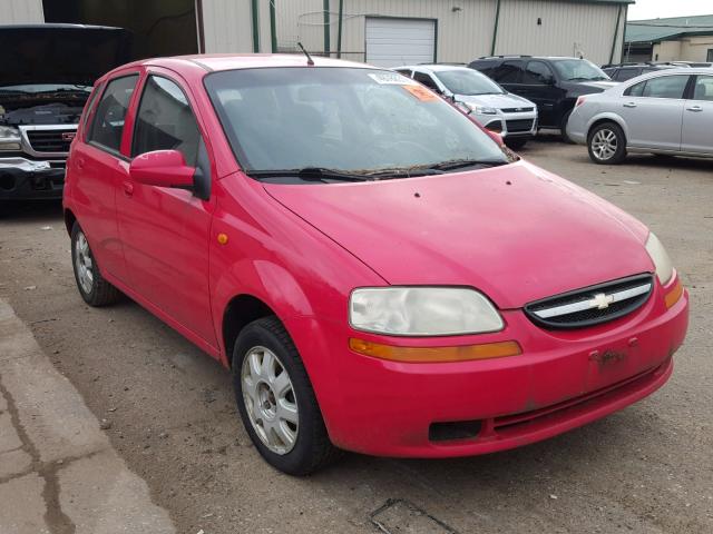 KL1TJ62624B152278 - 2004 CHEVROLET AVEO LS RED photo 1