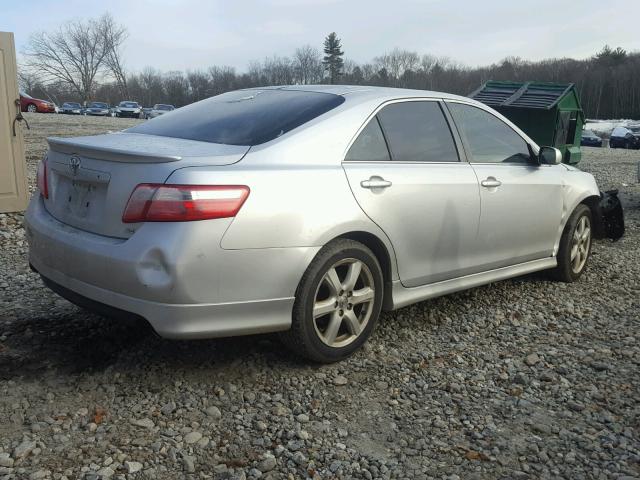 4T1BK46K07U558819 - 2007 TOYOTA CAMRY NEW SILVER photo 4