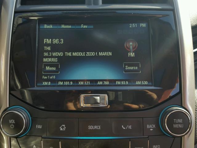 1G11C5SL7FF103155 - 2015 CHEVROLET MALIBU 1LT BLACK photo 9