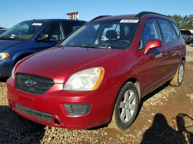 KNAFG525X87210634 - 2008 KIA RONDO BASE RED photo 2