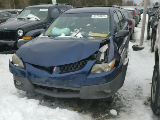 5Y2SL628X4Z440539 - 2004 PONTIAC VIBE BLUE photo 2