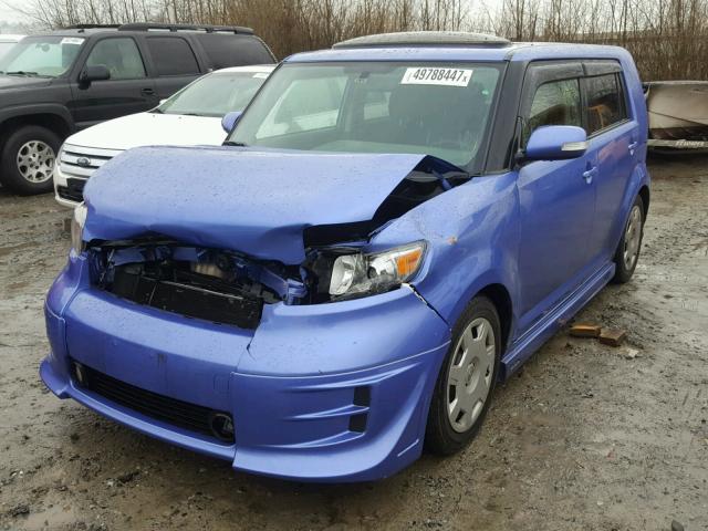 JTLZE4FE5A1117088 - 2010 TOYOTA SCION XB PURPLE photo 2