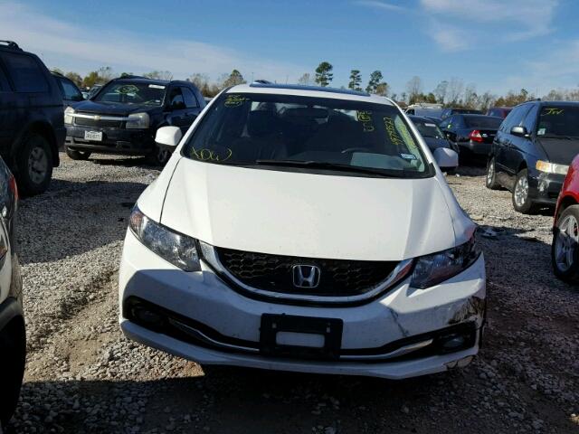 19XFB2F92DE016090 - 2013 HONDA CIVIC EXL WHITE photo 9