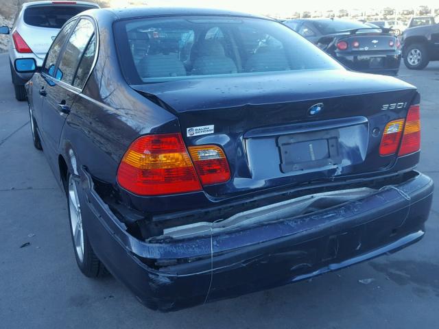 WBAEV53434KM05523 - 2004 BMW 330 I BLUE photo 3