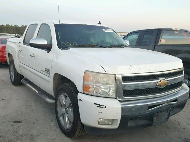 3GCPCSE07BG297132 - 2011 CHEVROLET SILVERADO WHITE photo 1