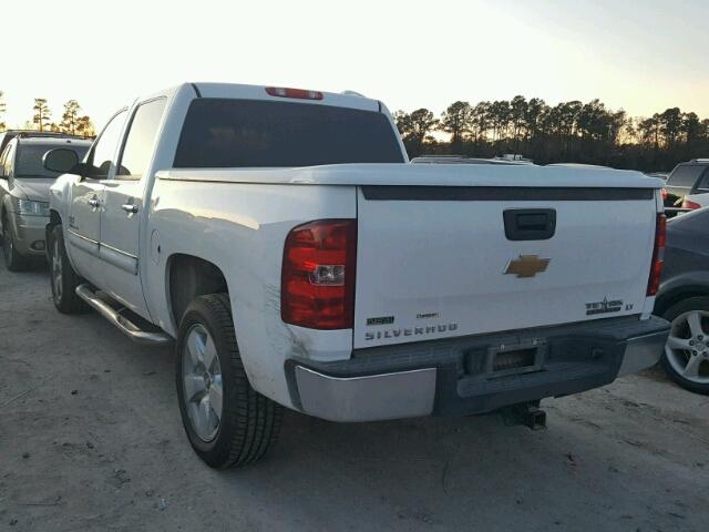 3GCPCSE07BG297132 - 2011 CHEVROLET SILVERADO WHITE photo 3