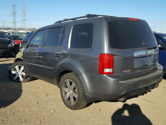 5FNYF4H92CB056006 - 2012 HONDA PILOT TOUR GRAY photo 3