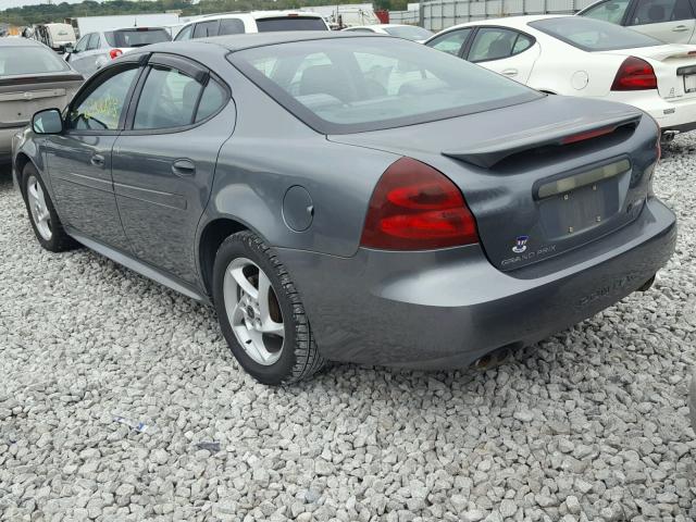 2G2WR524241275414 - 2004 PONTIAC GRAND PRIX GRAY photo 3