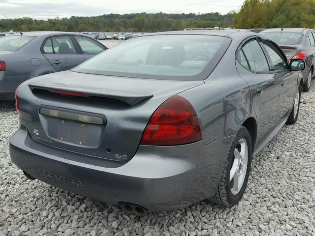 2G2WR524241275414 - 2004 PONTIAC GRAND PRIX GRAY photo 4