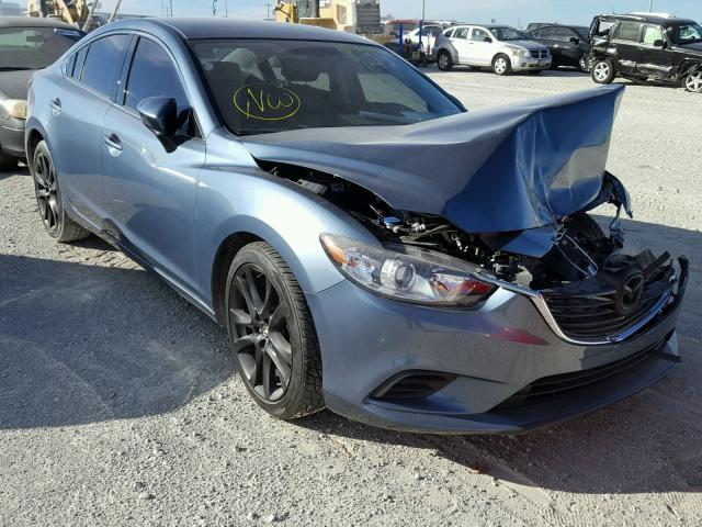 JM1GJ1V66E1153501 - 2014 MAZDA 6 TOURING BLUE photo 1