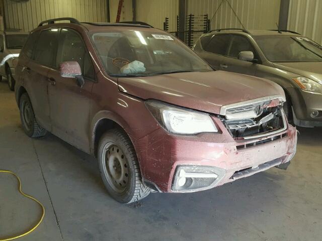 JF2SJEJC6HG479119 - 2017 SUBARU FORESTER 2 RED photo 1