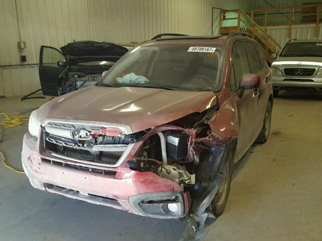 JF2SJEJC6HG479119 - 2017 SUBARU FORESTER 2 RED photo 2