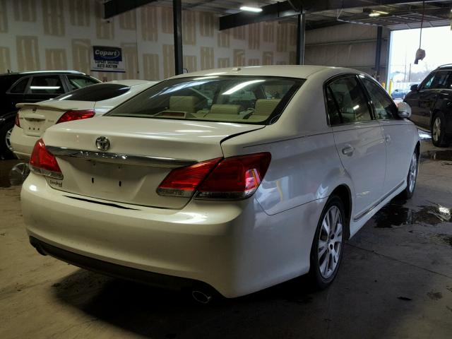 4T1BK3DB7BU427778 - 2011 TOYOTA AVALON BAS WHITE photo 4