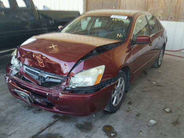 1HGCM66594A092122 - 2004 HONDA ACCORD EX BURGUNDY photo 2