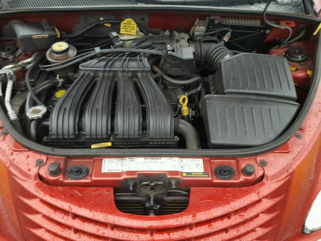 3C4FY48B32T360000 - 2002 CHRYSLER PT CRUISER RED photo 7