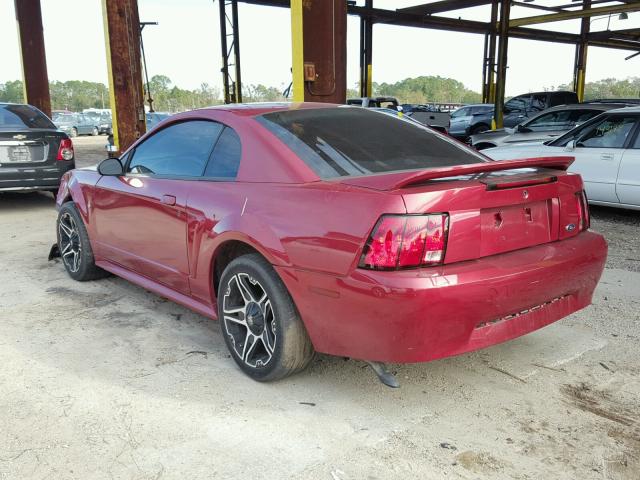 1FAFP4045YF157960 - 2000 FORD MUSTANG RED photo 3