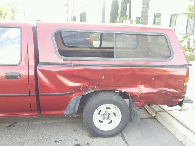 JT4RN81A5M0081694 - 1991 TOYOTA PICKUP 1/2 MAROON photo 9