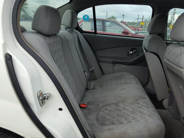 1G1ZT54825F175133 - 2005 CHEVROLET MALIBU LS Ağ foto 6