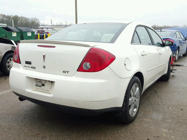 1G2ZH58N274243006 - 2007 PONTIAC G6 GT WHITE photo 4