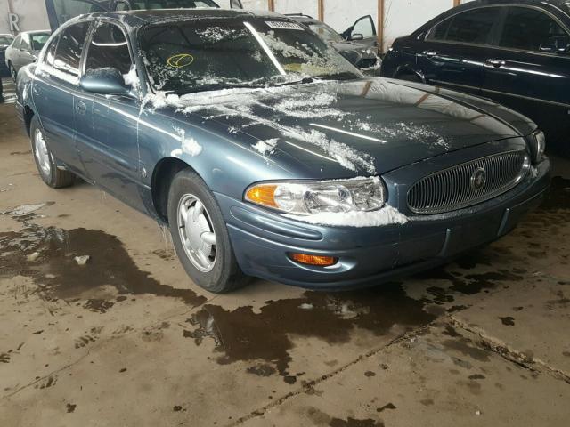 1G4HP54K2Y4107171 - 2000 BUICK LESABRE CU BLUE photo 1