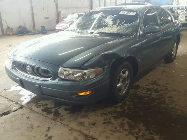 1G4HP54K2Y4107171 - 2000 BUICK LESABRE CU BLUE photo 2