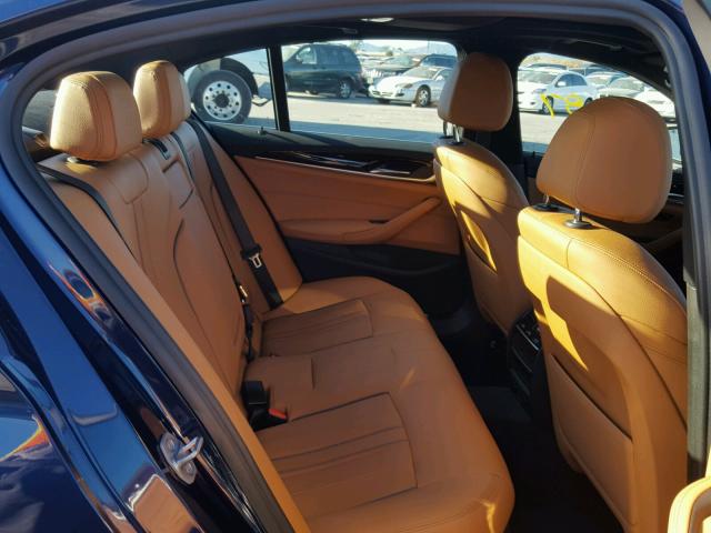 WBAJA7C54JWA73789 - 2018 BMW 530 XI BLUE photo 6