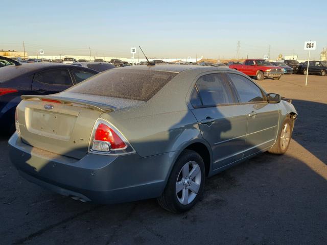 3FAHP07Z99R179578 - 2009 FORD FUSION SE GREEN photo 4