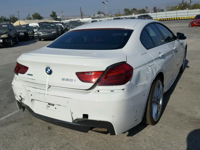 WBA6D6C55HG388531 - 2017 BMW 650 XI WHITE photo 4