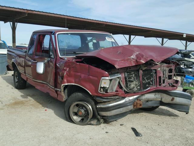 1FTEX15N2PKB62321 - 1993 FORD F150 RED photo 1