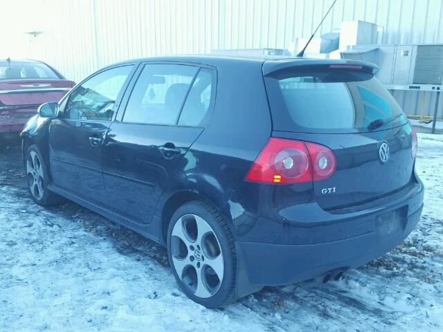 WVWHV91K47W164156 - 2007 VOLKSWAGEN NEW GTI BLACK photo 3