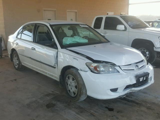 2HGES16394H533488 - 2004 HONDA CIVIC DX V WHITE photo 1