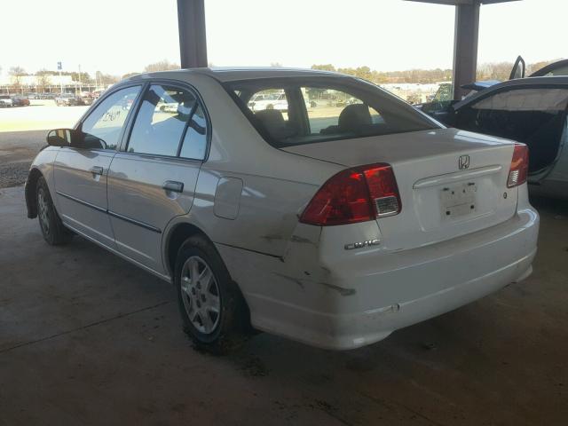 2HGES16394H533488 - 2004 HONDA CIVIC DX V WHITE photo 3