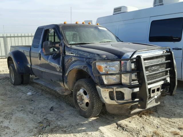 1FT8X3DT8BED02517 - 2011 FORD F350 SUPER BLUE photo 1