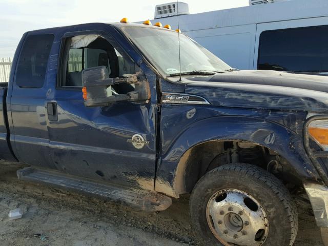 1FT8X3DT8BED02517 - 2011 FORD F350 SUPER BLUE photo 9