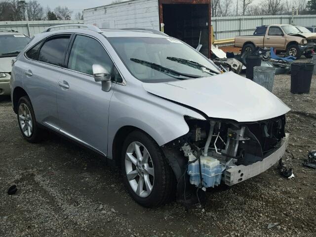 2T2ZK1BAXAC039758 - 2010 LEXUS RX 350 SILVER photo 1