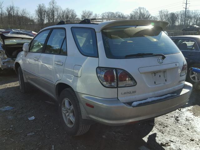 JTJHF10U120285267 - 2002 LEXUS RX 300 WHITE photo 3