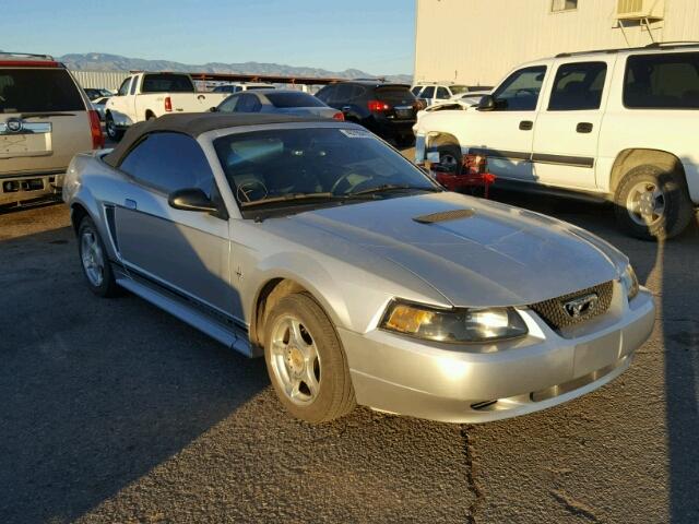 1FAFP44431F200627 - 2001 FORD MUSTANG SILVER photo 1