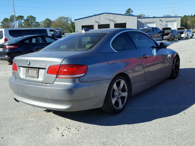 WBAWB33518P132813 - 2008 BMW 328 I GRAY photo 4