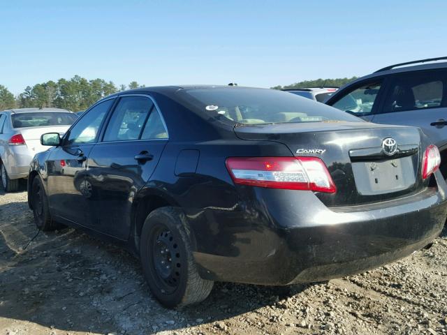 4T1BF3EK3AU079740 - 2010 TOYOTA CAMRY BASE BLACK photo 3