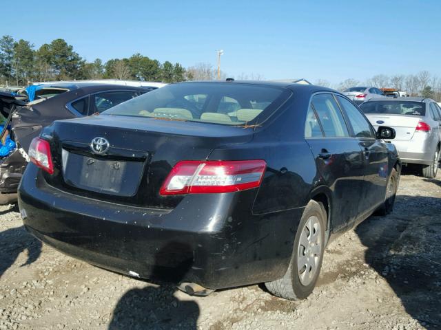 4T1BF3EK3AU079740 - 2010 TOYOTA CAMRY BASE BLACK photo 4